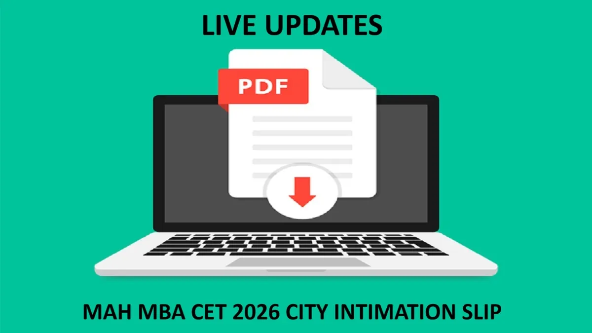 MAH CET City Intimation 2026: Get Ready for Your Exam! π
MAH CET City Intimation Slip 2026 - Exam Preparation