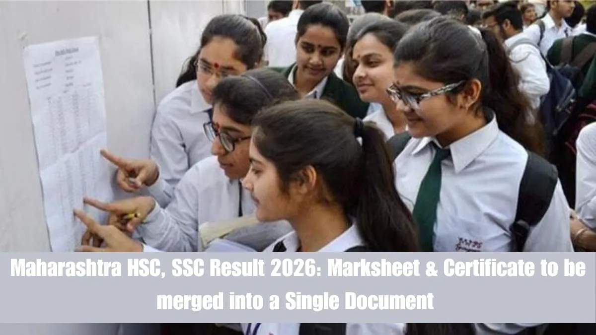 Maharashtra educational board certificate with QR code and student photo