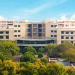 Main entrance gate of the Indian Institute of Technology (IIT) campus with students walking in, signifying the start of the 2026 admission season.
