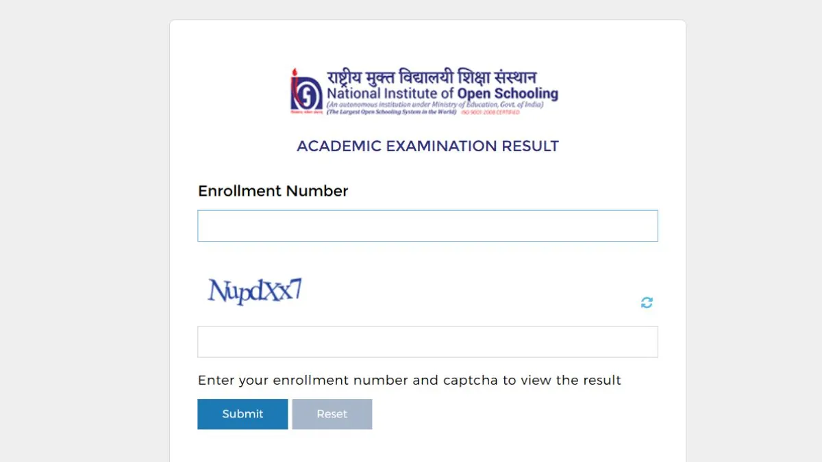 NIOS On-Demand Result 2026 announcement with statistics.