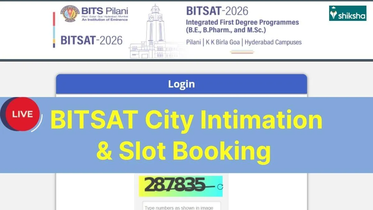 BITSAT 2026: Exam City Link Live Soon! Check Now A student concentrating on a computer screen during an online exam, representing the BITSAT 2026 slot booking process.