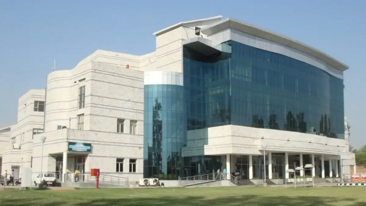 A lecture hall at the University of Jammu where the political science syllabus controversy is unfolding.