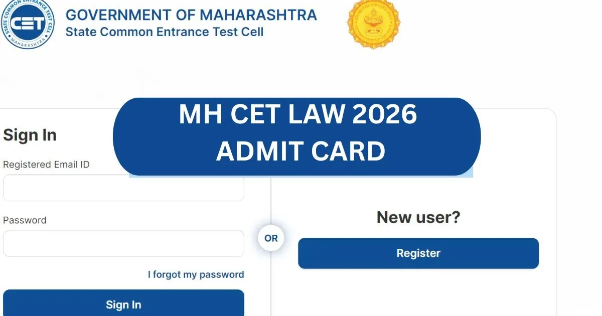 A student carefully reviewing their MH CET Law 2026 admit card on a laptop screen before the entrance exam.