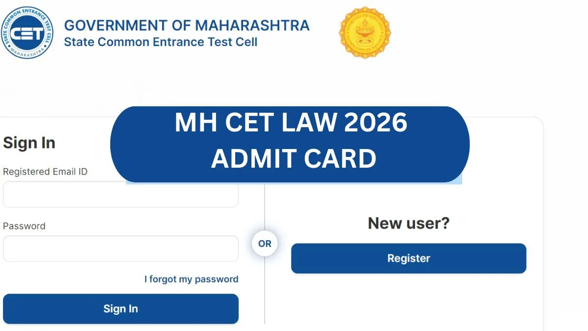 A student carefully reviewing their MH CET Law 2026 admit card on a laptop screen before the entrance exam.