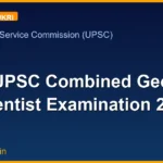 UPSC Combined Geo Scientist Examination 2026
