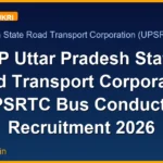 UP Uttar Pradesh State Road Transport Corporation UPSRTC Bus Conductor Recruitment 2026
