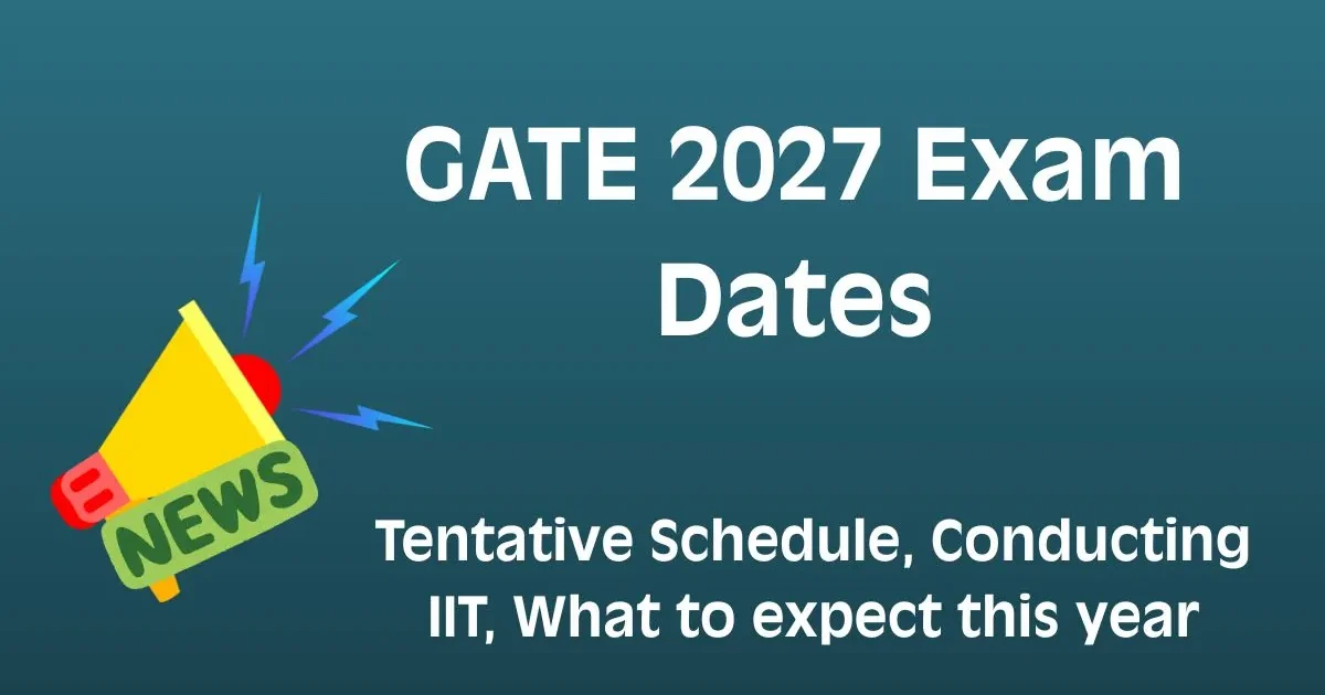 GATE 2027 exam preparation desk with books and laptop