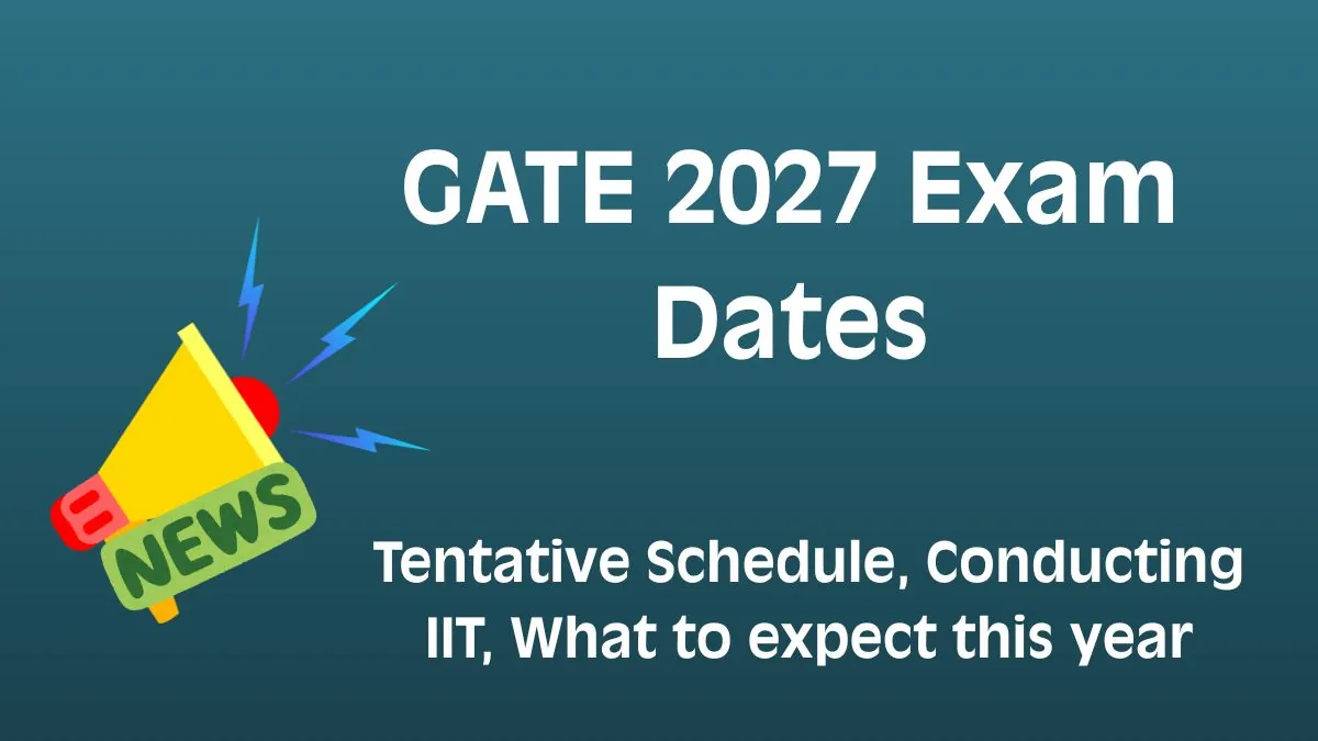 GATE 2027: Essential Dates and New Updates You Must Know! GATE 2027 exam preparation desk with books and laptop