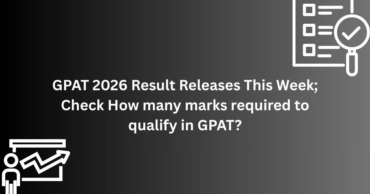 A student anxiously checking the GPAT 2026 Result and cutoff scores on a laptop screen with the StudyHub logo visible.
