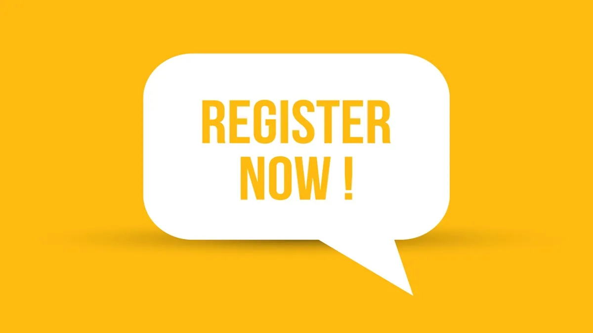 A student focused on their laptop, completing the MAT 2026 registration form online for the May session MBA entrance exam.