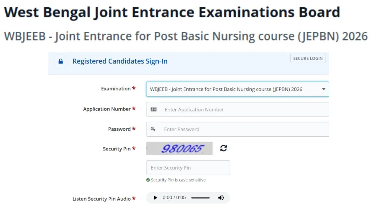 Don't Miss Out: WB JEPBN Registration for Nursing Starts Now! Student registering for the West Bengal BSc Nursing program online.