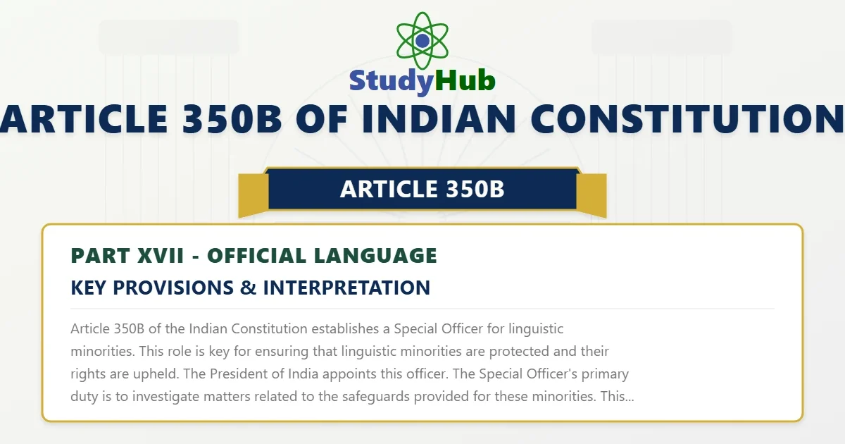 Article 350B of Indian Constitution