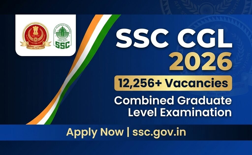 SSC CGL Bharti 2026 – संयुक्त स्नातक स्तरीय परीक्षा भर्ती | 12,256 पद