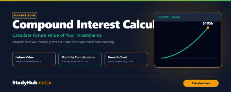 Area Calculator Compound Interest Calculator online Free