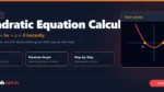 Quadratic Equation Calculator online Free calculator