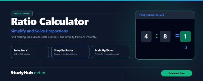 Area Calculator ratio calculator online free calculator by studyhub