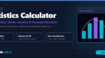 Statistics Calculator free calculator by studyhub , free online Statistics Calculator
