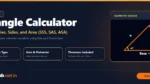 triangle calculator online free tool by studyhub