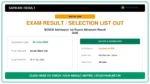 BCECE Admission 1st Round Allotment Result 2026