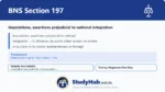 BNS Section 197 Imputations