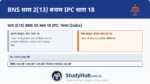BNS की धारा 2(13) बिल्कुल स्पष्ट रूप से परिभाषित करती है कि 'भारत' का अर्थ भारत का (संपूर्ण) क्षेत्र है।