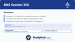 BNS Section 356 Defamation