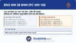 यह कानून की सबसे ताकतवर धाराओं में से है। BNS 38 (IPC 100) आपको इन 7 विशिष्ट परिस्थितियों में हमलावर को 'जान से मारने' (To cause death) का कानूनी लाइसेंस (बचाव) देती है। इसमें 'एसिड अटैक' (अम्ल फेंकना) को 2013 के संशोधन के बाद जोड़ा गया था