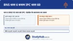 IPC 60 को BNS 6 में रखा गया है। इसके अनुसार जज यह तय कर सकता है कि दोषी को जेल में 'कठोर श्रम' (Rigorous) करना होगा या 'सादा कारावास' (Simple) भुगतना होगा।