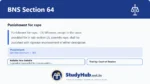BNS Section 64 Punishment for rape
