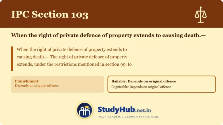 Section (dhara) 103