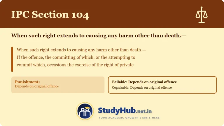 Section (dhara) 104