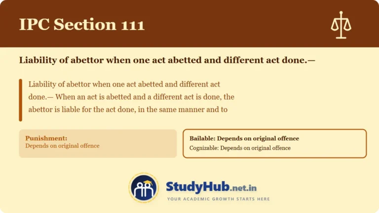 Section (dhara) 111