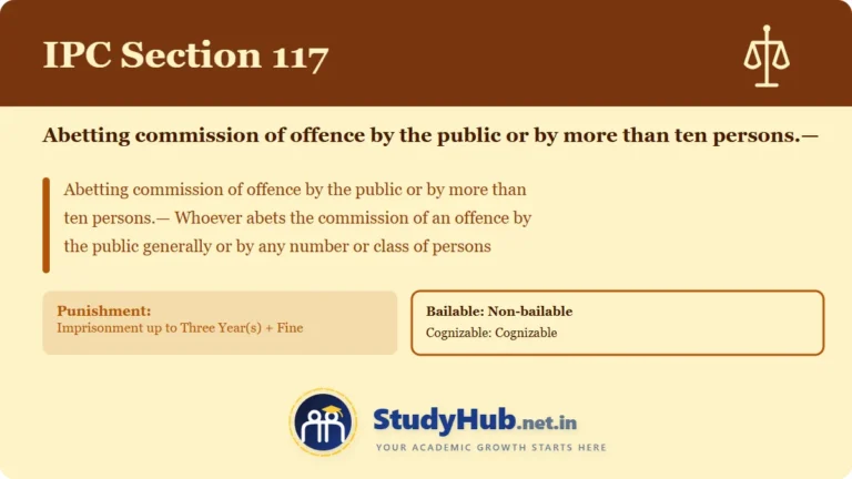 Section (dhara) 117