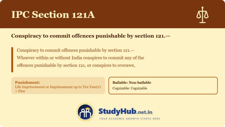 Section (dhara) 121A