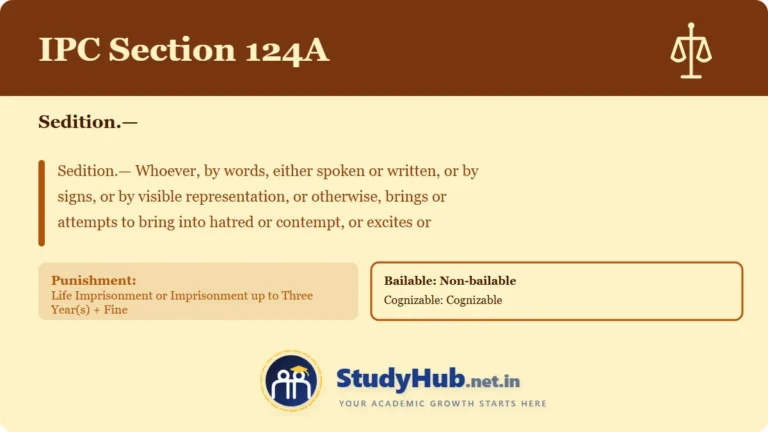 Section (dhara) 124A