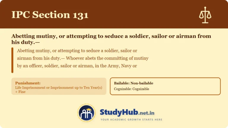 Section (dhara) 131