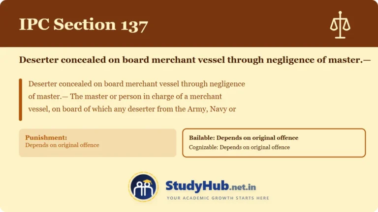 Section (dhara) 137