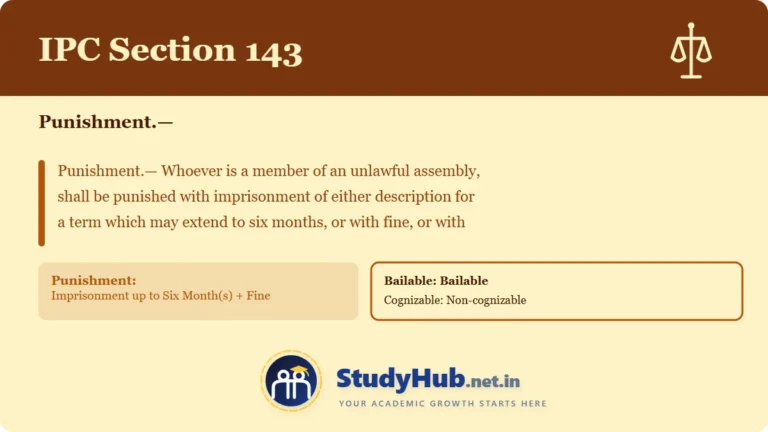 Section (dhara) 143