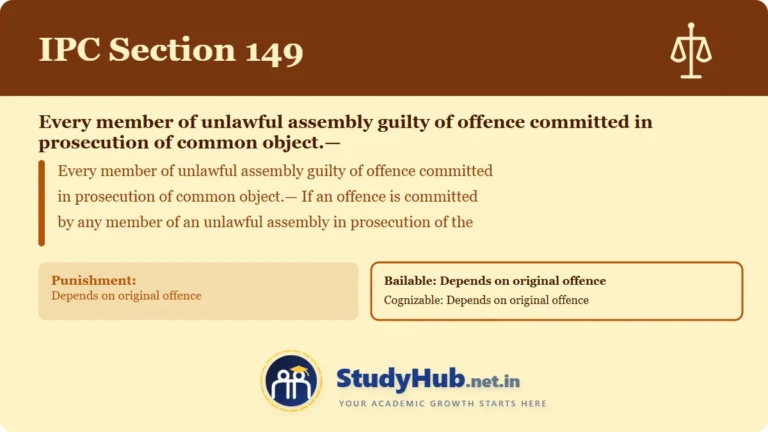 Section (dhara) 149