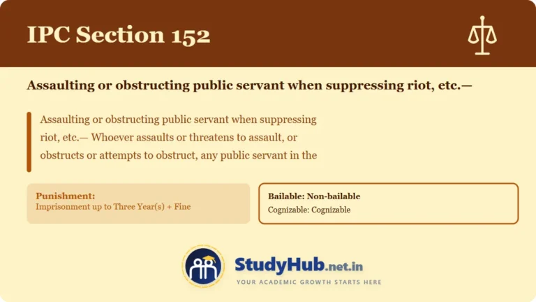 Section (dhara) 152