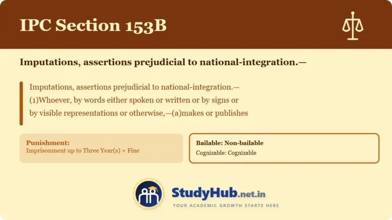 Section (dhara) 153B
