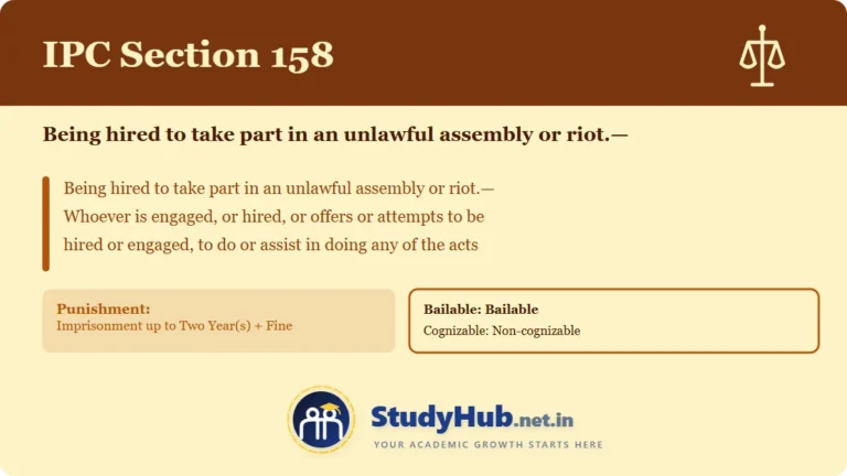 Section (dhara) 158