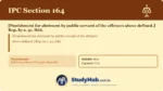 Section (dhara) 164