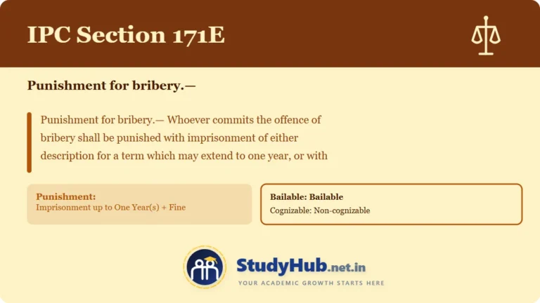 Section (dhara) 171E