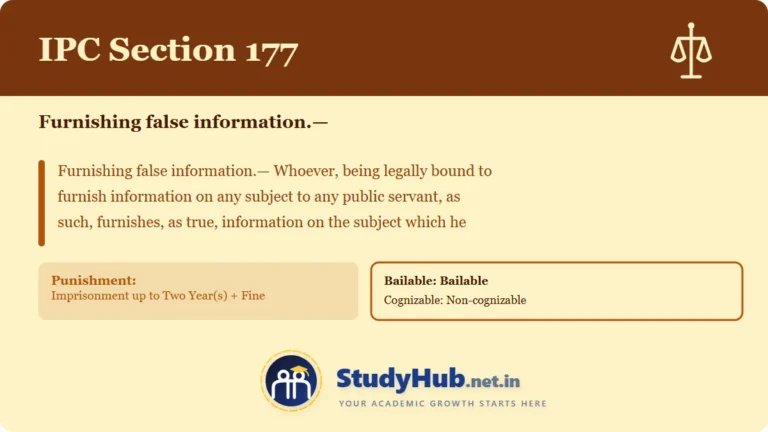 Section (dhara) 177