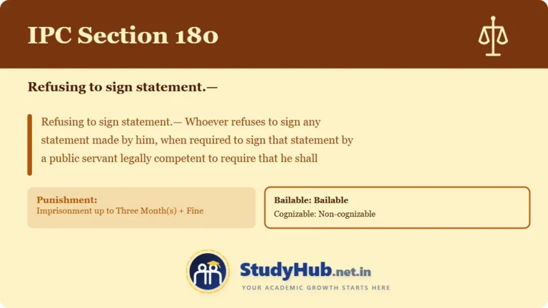 Section (dhara) 180