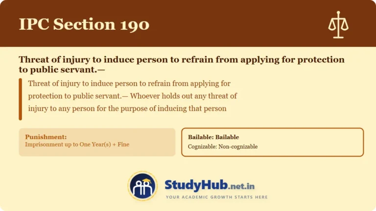 Section (dhara) 190