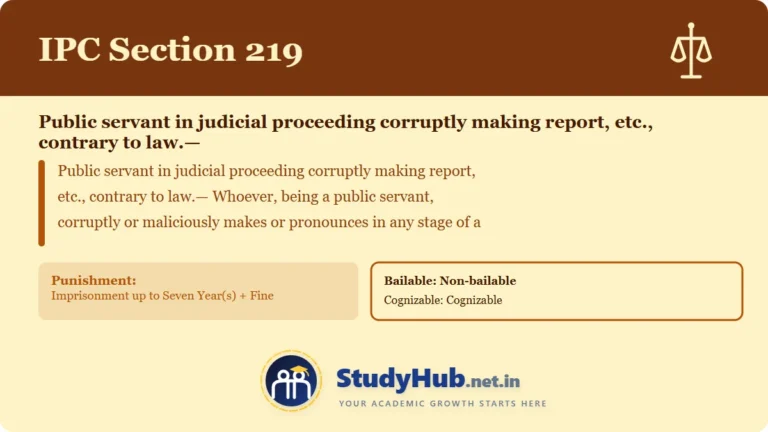 Section (dhara) 219