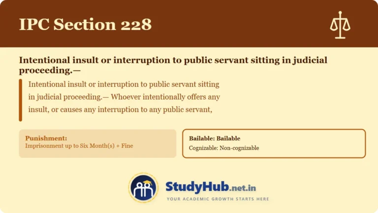 Section (dhara) 228