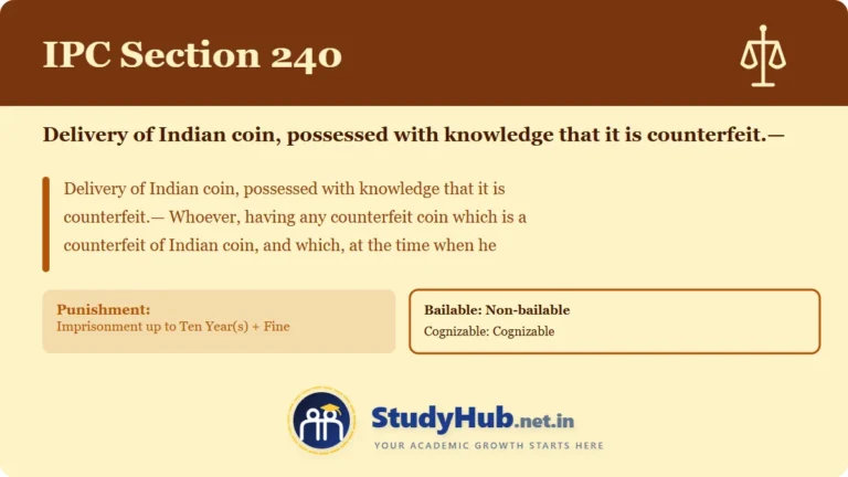 Section (dhara) 240